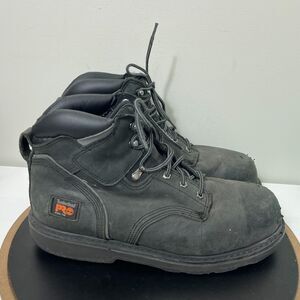 Timberland Pro Pit Boss 6" Steel Toe Work Boot Black Men's Size 13 M‎